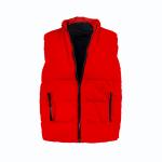 Sleeveless Puffer Jacket with Zip Closure