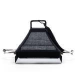 Luxury Indian pastry tray with nail handle Cartier-style, cotton fabric cover
