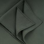 Cotton and Polyester Scarf with Fine Stitch Edges - Olive Green