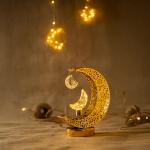 Moon Shape Stand with Moon Lights