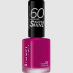 Rimmel London 60 seconds Super Shine Nail Polish 323 Funtime Fuchsia