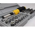 Multi-Functional Ratchet Screwdriver Set with Adjustable Handle 