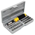 Multi-Functional Ratchet Screwdriver Set with Adjustable Handle 