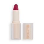 Revolution Ip Allure Soft Satin Lipstick Material Girl Wine