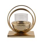 Metal Ring Golden Incense Burner
