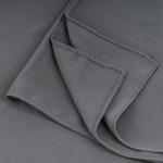 Cotton and Polyester Scarf with Fine Stitch Edges - Dark Grey