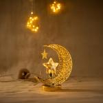 Moon Shape Stand with Star Lights