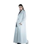 Oversize Long Trench Coat with side Flap Pockets