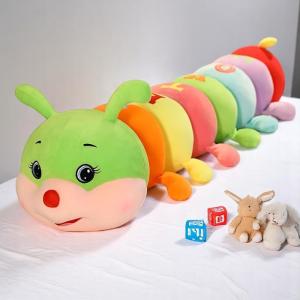 Rainbow Caterpillar Plush Body Pillow 130cm