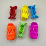 Neon Mini Claw Hair Clip Set Assorted Colourfull