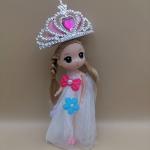 Princess Doll & Bunny Bag Play Set – Crown Edition