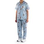 Paisley Print Satin Pajama Set, Soft & Breathable