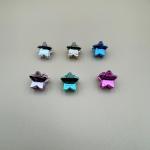 Mini Metallic Star Hair Claw Clips