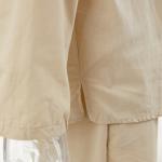 Casual plus size non-stretch solid pocket loose breathable homewear sets