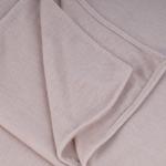 Cotton and Chiffon Scarf with Fine Stitch Edges - Beige