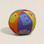 Alphabet Soft Ball – Animal & Letter Print Design