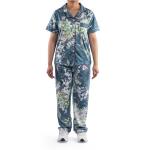 Paisley Print Satin Pajama Set, Soft & Breathable