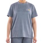Ribbed Texture Loungewear Set – Embroidered Chest & Relaxed Fit