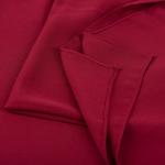 Cotton and Polyester Scarf with Fine Stitch Edges - Red