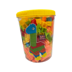 250-Piece DIY Colorful Building Blocks Set