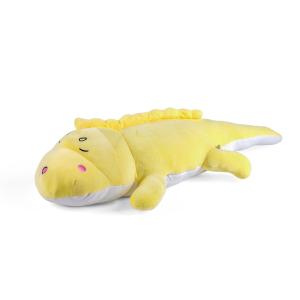 Sleepy Yellow Dino Plush Pillow Toy 100cm