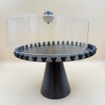 Black Iron Cake Plate With Round base