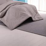 Mora Spain Urban Slate 6-Piece Bedding Set – Geometric Quilted Design & Modern Minimalist Finish (Star Line)