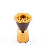Golden & Wooden Incense Burner