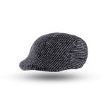 Classic Checks Pattern Herringbone Tweed Wool Blend Newsboy Ivy Hat