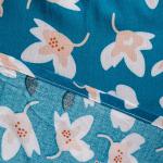 Ocean Blossom Smocked Midi Dress