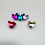 Mini Metallic Mouse-Ear Hair Claw Clips