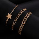 Artificial Starry Elegance Bracelet Set 5pcs
