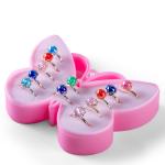 Rainbow Gems Rings Collection