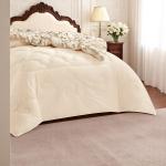 Mora Spain Ivory Bloom 6-Piece Comforter Set – Floral Reversible Design & Quilted Elegance (DAPHNE)