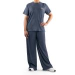 Ribbed Texture Loungewear Set – Embroidered Chest & Relaxed Fit