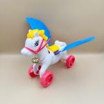 Winged Pony Push Toy – Bell & Saddle Edition