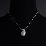 Artificial Pearl Dewdrop Pendant Necklace