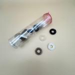 Spiral Hair Tie Set in Transparent Tube