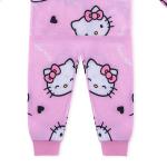 Girls Pajama Set – Pink Hello Kitty Graphic & Ribbed Cuffs