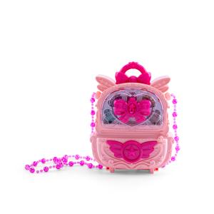 Magical Girls’ Makeup Backpack with Wings & Beaded Strap