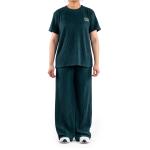 Ribbed Texture Loungewear Set – Embroidered Chest & Relaxed Fit