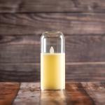 LED Flameless Candle with Glass Cover