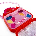 Sparkle Heart Toy Makeup Purse