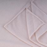 Cotton and Chiffon Scarf with Fine Stitch Edges - Peach