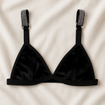 VIP Luxury Strap Triangle Bralette & Thong Set