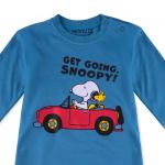 Boys Pajama Set – Snoopy Car Print & Crew Neck