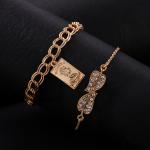 Artificial Starry Elegance Bracelet Set 5pcs