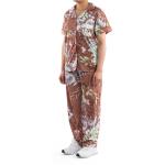 Paisley Print Satin Pajama Set, Soft & Breathable