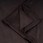Cotton and Chiffon Scarf with Fine Stitch Edges - Dark Green
